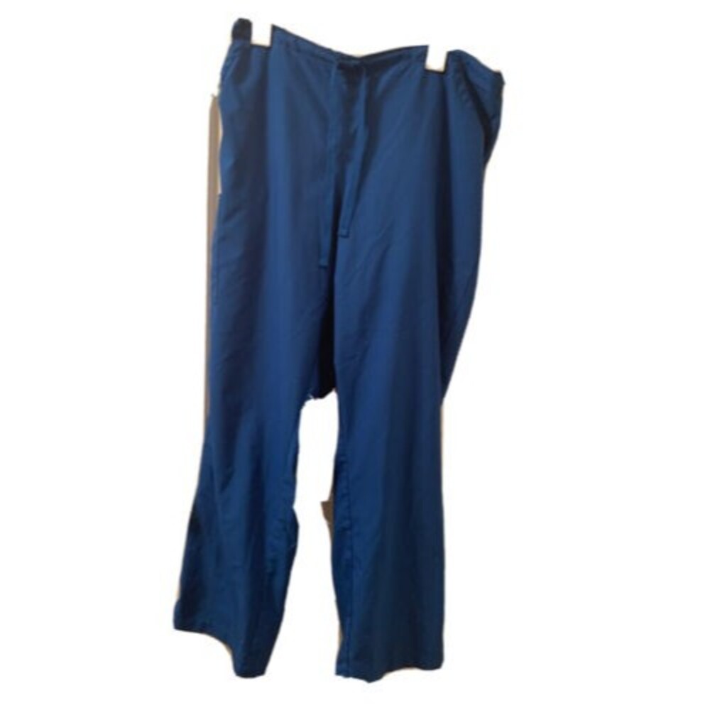Spread Good Cheer Women's Scrub Pants Nurse Medical Size 1X Royal Blue